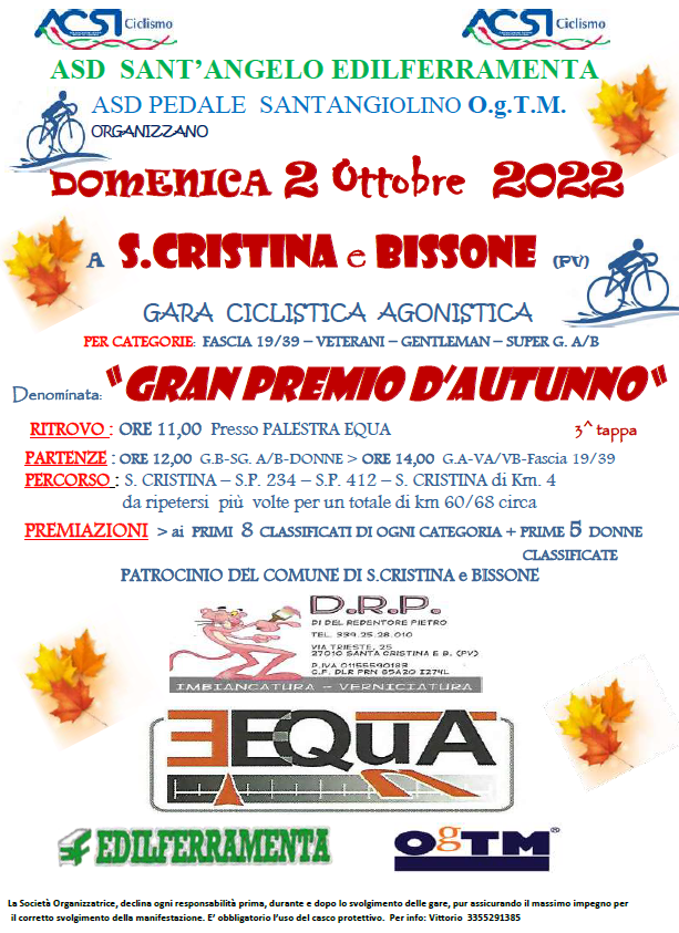 S. Cristina e Bissone –&nbsp;2/10/2022